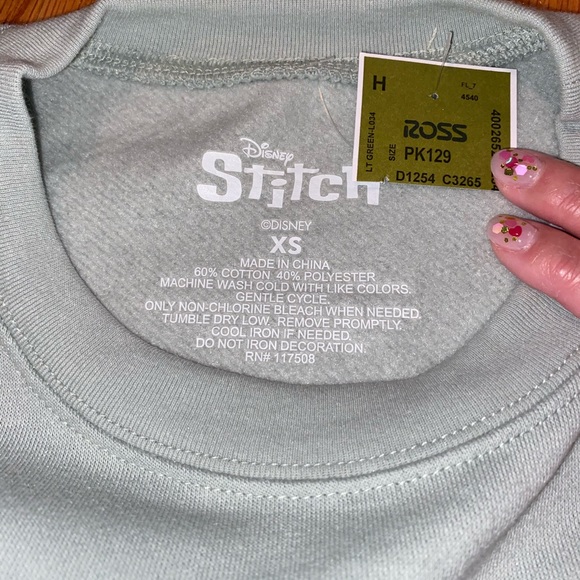 2 Disney Brand Stitch Sweatshirts - Picture 3 of 6